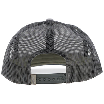 Hooey Zenith Grey Hat with Brown Hooey Logo